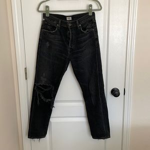 vintage ripped jeans